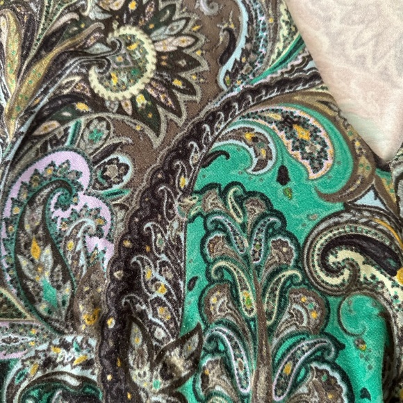 Etro Paisley Print Midi Length Dress (EU44, US8) - Picture 3 of 9